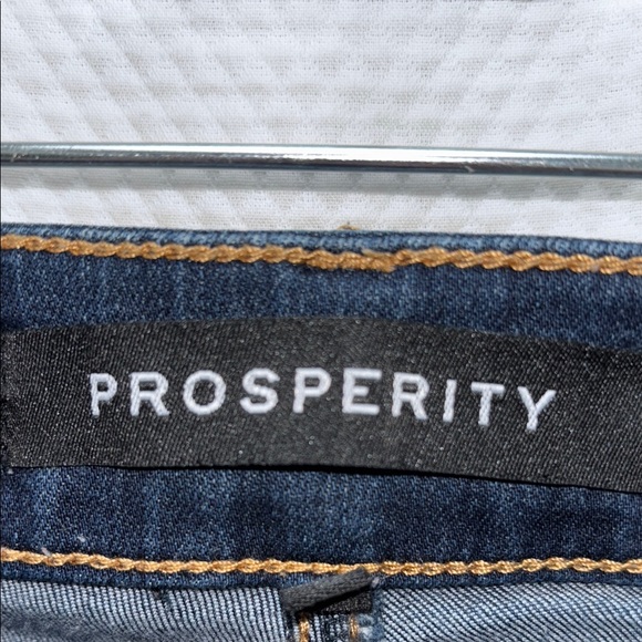 Prosperity skinny jeans with golden stitching, size 25, raw hem - Picture 3 of 7